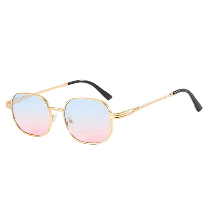 Retro gradient uv400 glasses