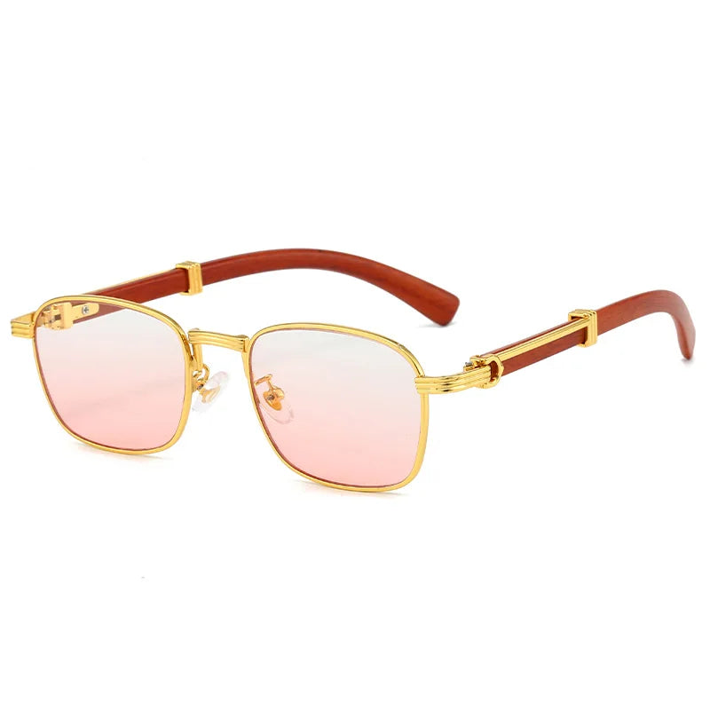 Lunettes de soleil br. bois