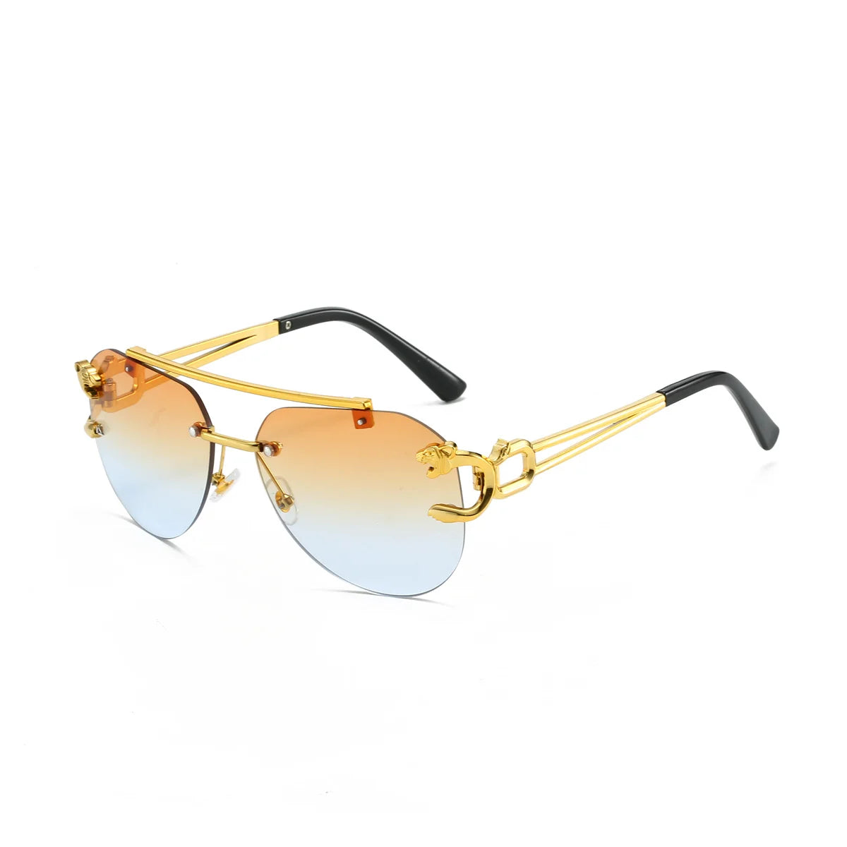 Gradient aviator sunglasses 