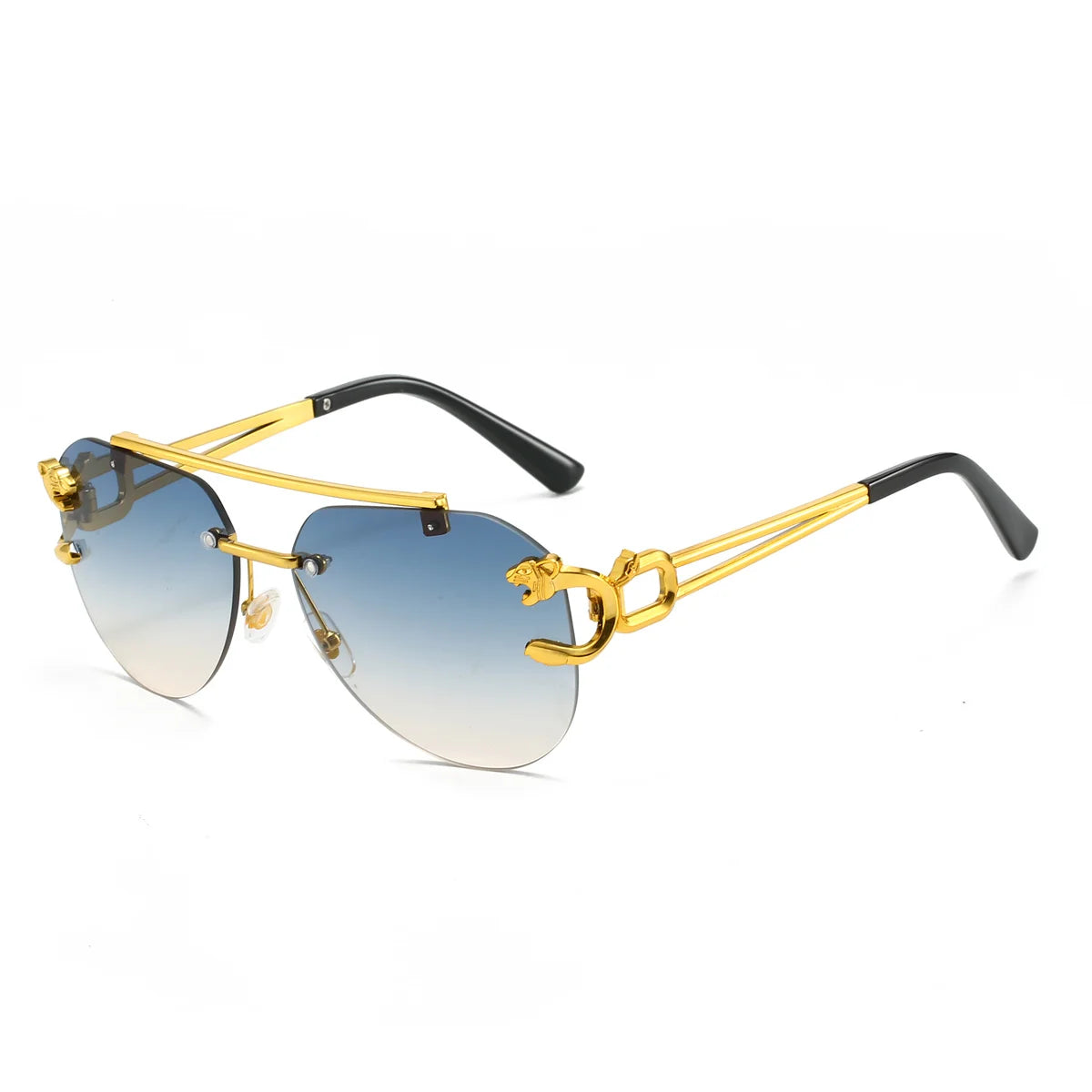 Gradient aviator sunglasses 