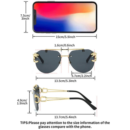 Lunettes de soleil dégradé aviateur